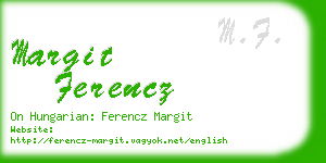 margit ferencz business card